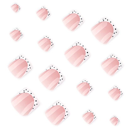 French White False Toe Nails 24pcs Simple Design Full Cover Acrylic Fake Toe Nails Press On Toenails Short Square Diy Manicure