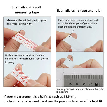 10Pcs Handmade Press On Nails Full Cover Flower Design Short Round Head Gold False Nails Artificial Manicure Wearable Nail Tips