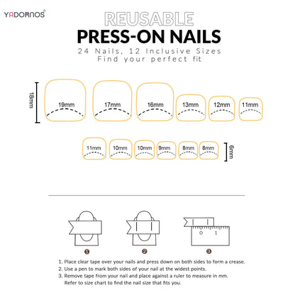 24pcs Gradient Rose Red Cat's Eye Fake Toenails Ice Transparent French Style Fake Toe Nails Summer Wearable Press On Nails