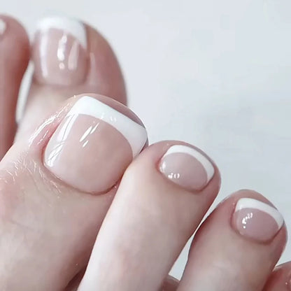 Press On Toenails 2023 Summer False Toenails For girls Cute Nail for Foot Artificial Nail tips Full Cover Nails feet False Nails