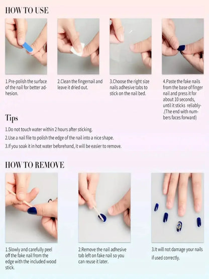 10PCS Oval Handmade Press On Nails,Luxury With A Touch Of Elegance,Suitable For Festivals Parties And Daily Wear.