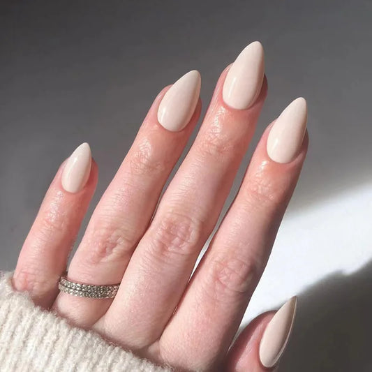 24Pcs Short Round Head Press on Nails with Cat's Eye False Nails Full Cover Simple Detachable Finished Fake Nails Tips for Woman