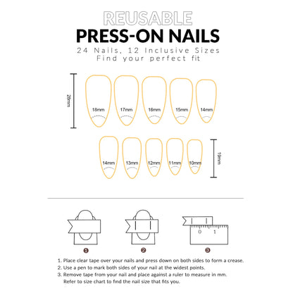 24pcs Little Fresh Butterfly Flower Press On Nail Spring Summer Gradient Pink Green Almond False Nail Ins Forest Style Fake Nail