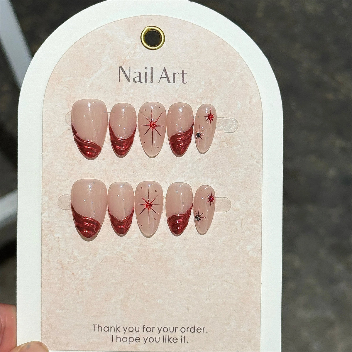10Pcs 3D Flower Almond Handmade Press on Nails Fake Nails Wearable Stick-on Nails False Nail Uñas Postizas Накладные Ногти 네일팁