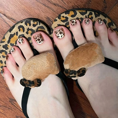 Wildcat – Leopard Cat Eye Press-On Toenails