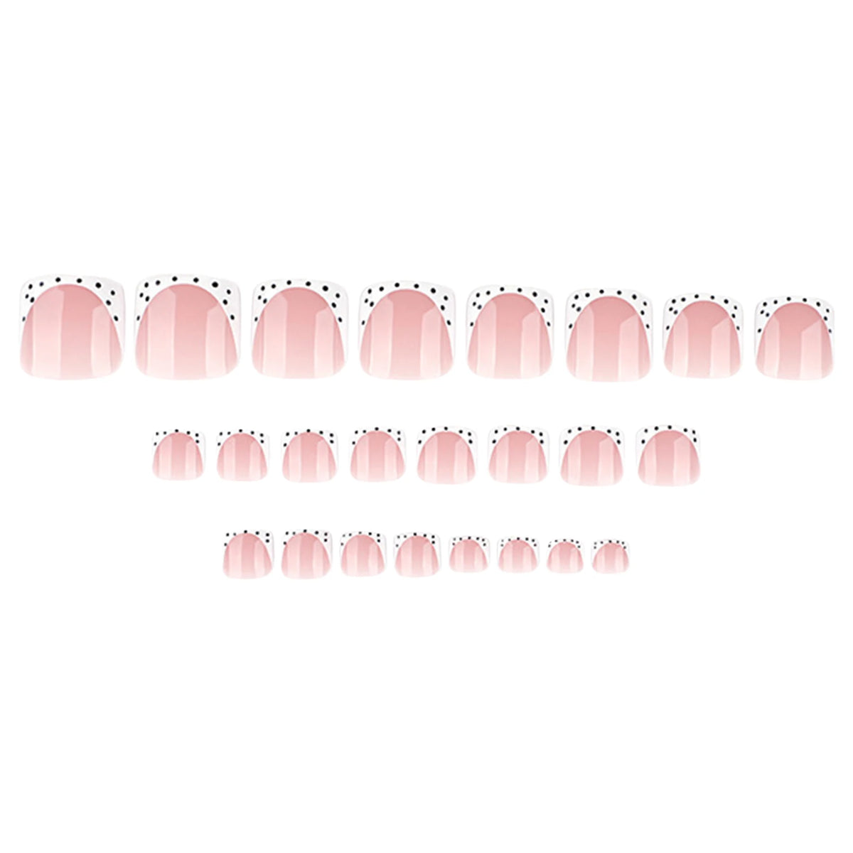 French White False Toe Nails 24pcs Simple Design Full Cover Acrylic Fake Toe Nails Press On Toenails Short Square Diy Manicure