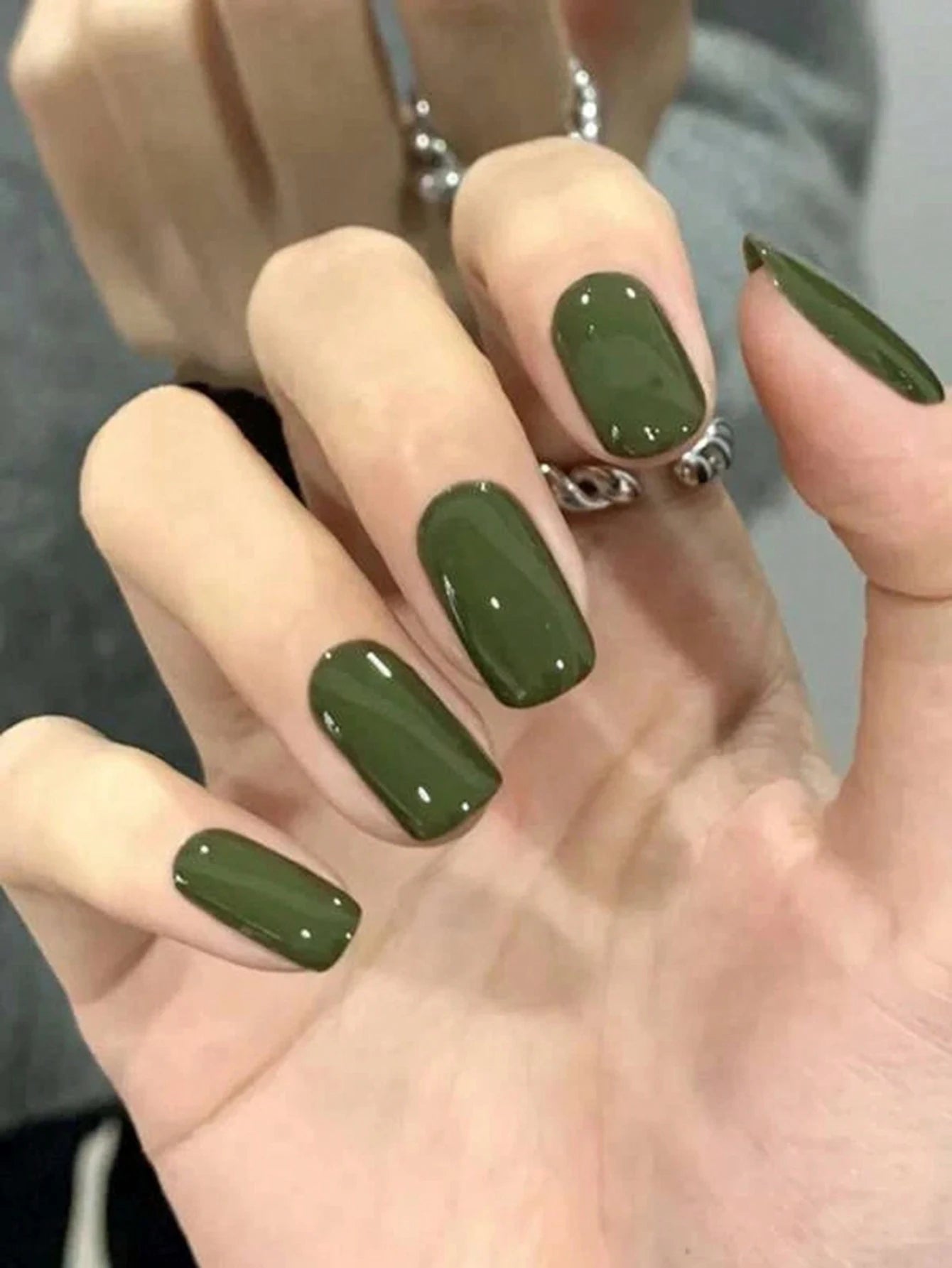 ARTAUG 24PCS Short colourful press on nails cartoon drawing press on nails cute sweety nails for girl women gift