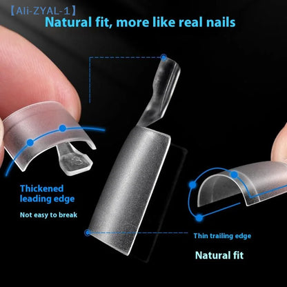 【ZYAL-1】120 Pcs/box Fake Toe Nail Tips Frosted Half Cover Toenail For Pedicure Square Press On Toenails Nail Salons DIY