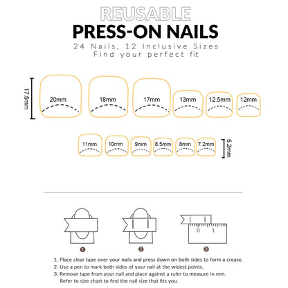 24pcs Light Pink Cat's Eye Press On Nails For Foot Simple Red Wave Point Decor False Toenails Korean Style Summer Fake Toenail