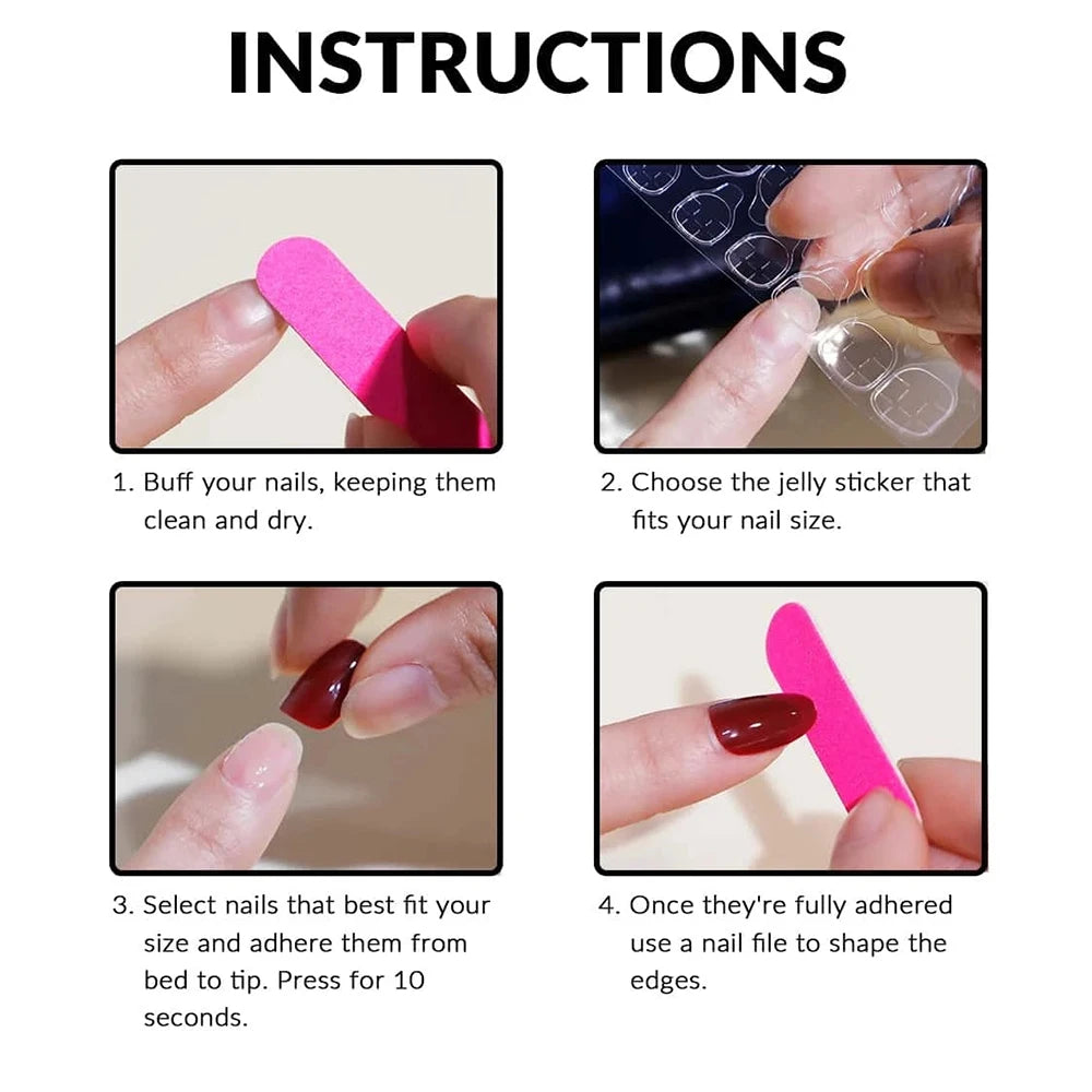 ARTAUG 24PCS Short colourful press on nails cartoon drawing press on nails cute sweety nails for girl women gift